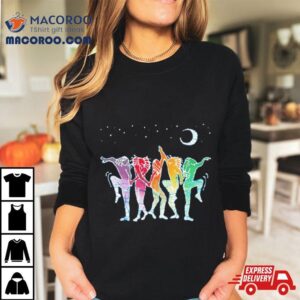 Dancing Rainbow People Under The Moon Tshirt