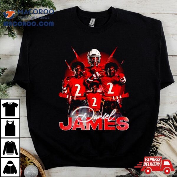 Daniel James Football Retro Poster Shirt