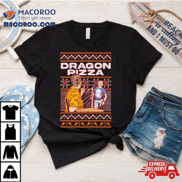 Dave Portnoy Dragon Pizza Ugly Christmas Shirt