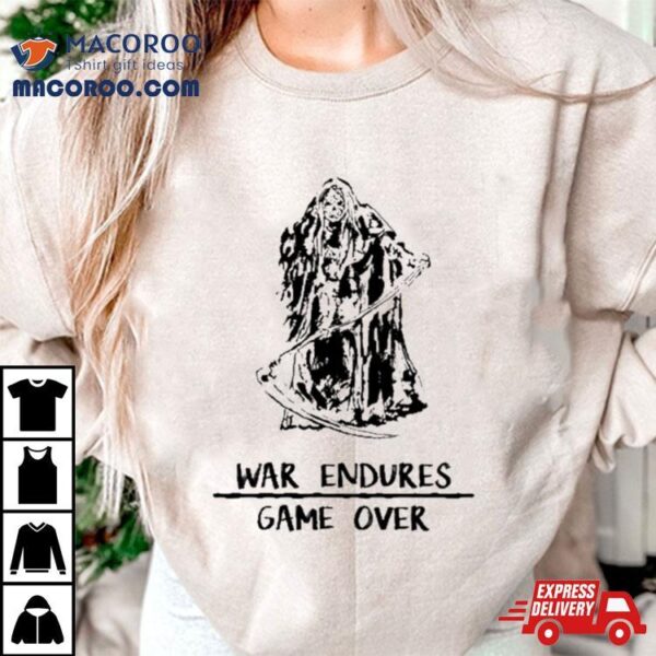 Death Eddie Rose War Endures Game Over Sweatshirt