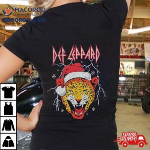Def Leppard Holiday Leppard Tshirt
