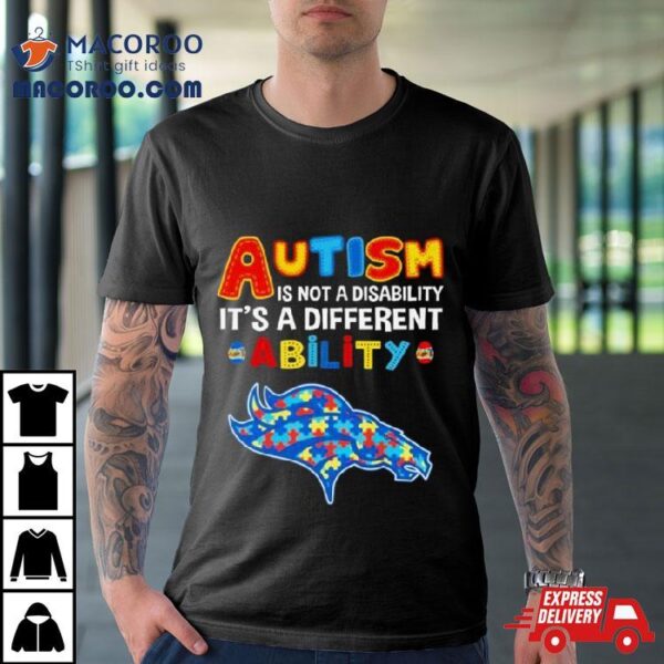 Denver Broncos Autism Is Not A Disability It’s A Different Ability Shirt