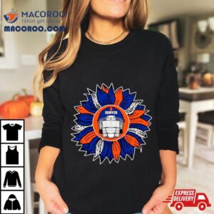 Denver Broncos Football Sunflower Tshirt