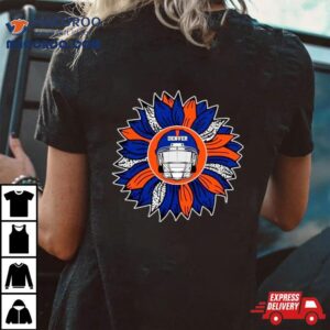 Denver Broncos Football Sunflower Tshirt