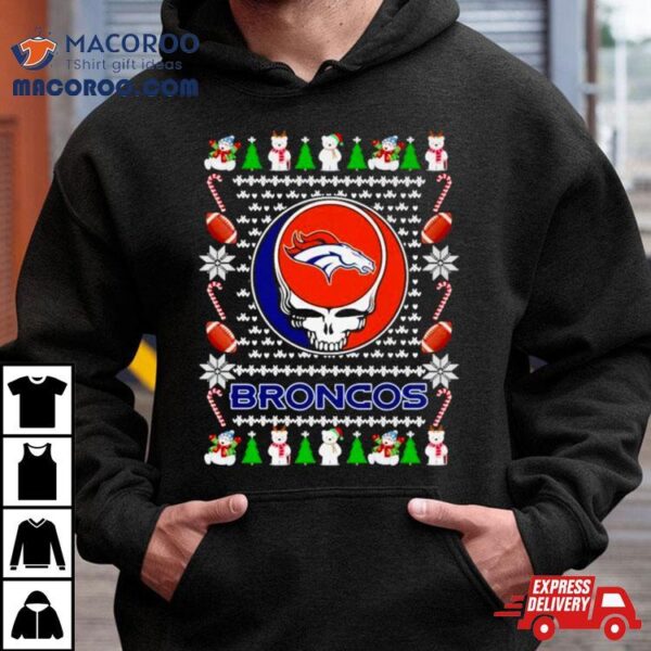 Denver Broncos Grateful Ugly Christmas Shirt