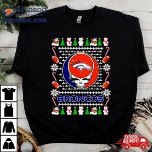 Denver Broncos Grateful Ugly Christmas Tshirt