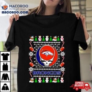 Denver Broncos Grateful Ugly Christmas Tshirt