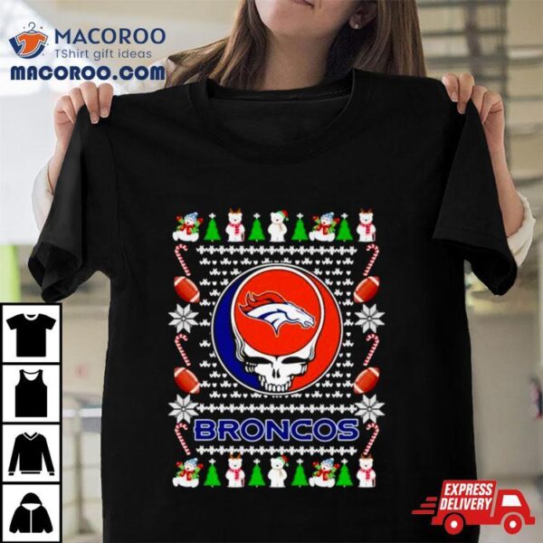 Denver Broncos Grateful Ugly Christmas Shirt