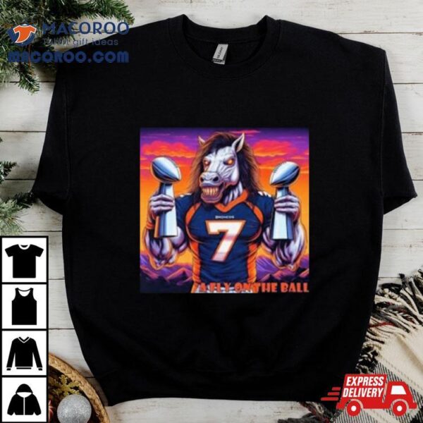 Denver Broncos John Elway Back 2 Back Super Bowls Psychedelic Meme T Shirt