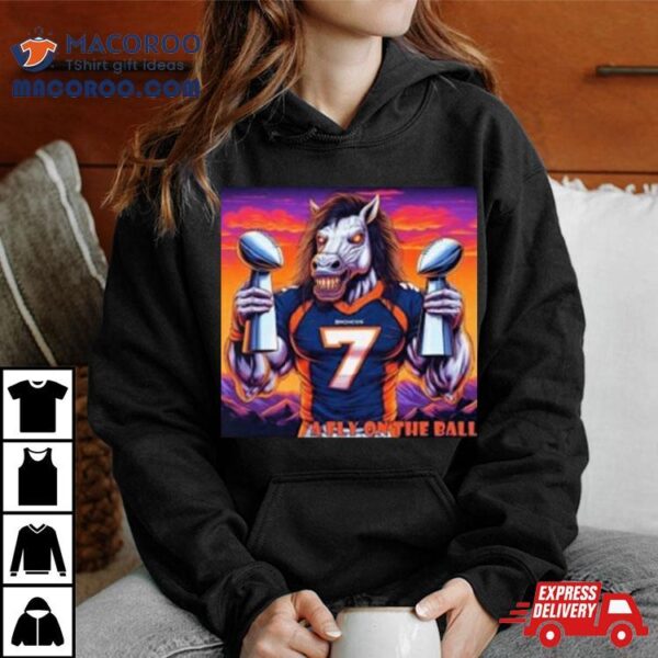 Denver Broncos John Elway Back 2 Back Super Bowls Psychedelic Meme T Shirt