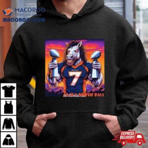 Denver Broncos John Elway Back Back Super Bowls Psychedelic Meme Tshirt