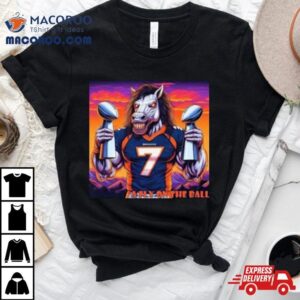 Denver Broncos John Elway Back Back Super Bowls Psychedelic Meme Tshirt