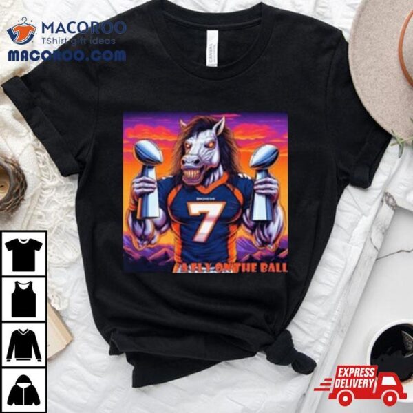 Denver Broncos John Elway Back 2 Back Super Bowls Psychedelic Meme T Shirt