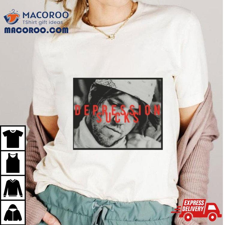 Depression Sucks Wallace Shirt Depression Sucks Wallace Shirt