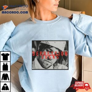 Depression Sucks Wallace Shirt 3 Depression Sucks Wallace Tshirt
