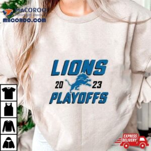 Detroit Lions 2023 2024 Nfl Playoffs Iconic Shirt