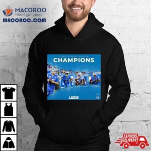 Detroit Lions Nfc North Division Champions Collage Tshirt