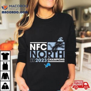 Detroit Lions 2023 Nfc North Division Champions Conquer Shirt