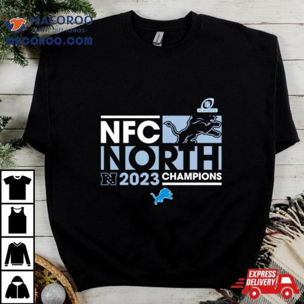 Detroit Lions 2023 Nfc North Division Champions Conquer Shirt