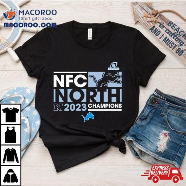 Detroit Lions 2023 Nfc North Division Champions Conquer Shirt