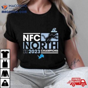 Detroit Lions 2023 Nfc North Division Champions Conquer Shirt