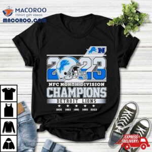 Detroit Lions Nfc North Division Champions Tshirt