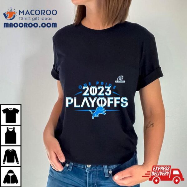 Detroit Lions 2023 Nfl Playoffs One Pride Shirt