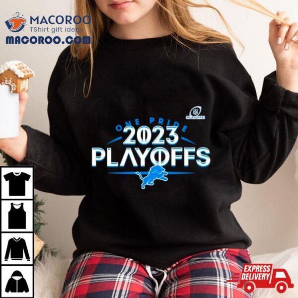 Detroit Lions 2023 Nfl Playoffs One Pride Shirt