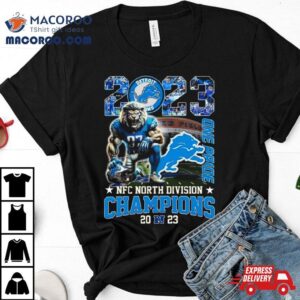 Detroit Lions One Pride Nfc North Division Champions Tshirt