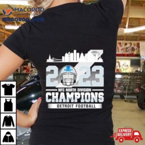 Detroit Lions Football 2023 Nfc North Division Champions Shirt