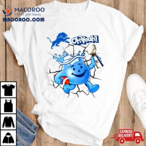 Detroit Lions Kool Aid Oh Yeah Nfl Tshirt