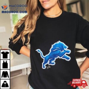 Detroit Lions Midnight Mascot Retro Tshirt