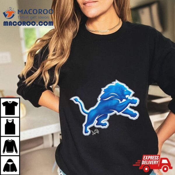 Detroit Lions Midnight Mascot Retro T Shirt