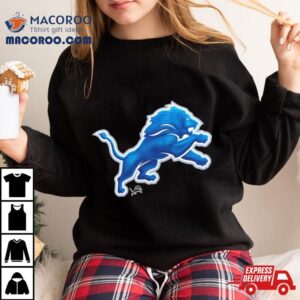 Detroit Lions Midnight Mascot Retro Tshirt