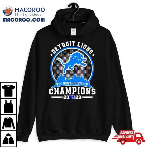 Detroit Lions Nfc North Division Champions Skyline Shirt