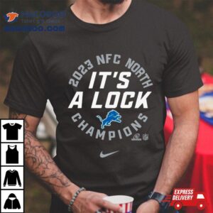 Detroit Lions Nike It S A Lock Nfc North Champions Tshirt