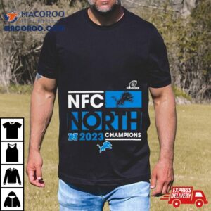 Detroit Lions Playoff 2023 Nfc North Division Champions Shirt