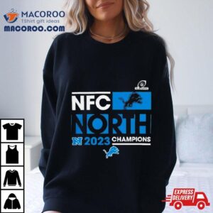 Detroit Lions Playoff Nfc North Division Champions Tshirt