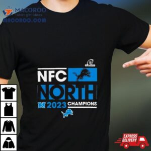 Detroit Lions Playoff Nfc North Division Champions Tshirt