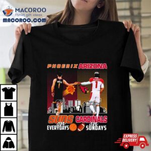 Devin Booker Phoenix Suns On Saturdays Kyler Murray Arizona Cardinals On Sundays Tshirt