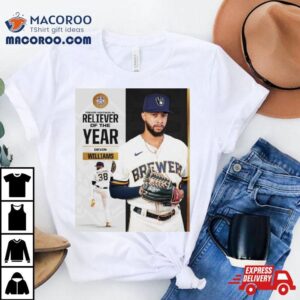 Devin Williams Trevor Hoffman Nl Reliever Of The Year Tshirt