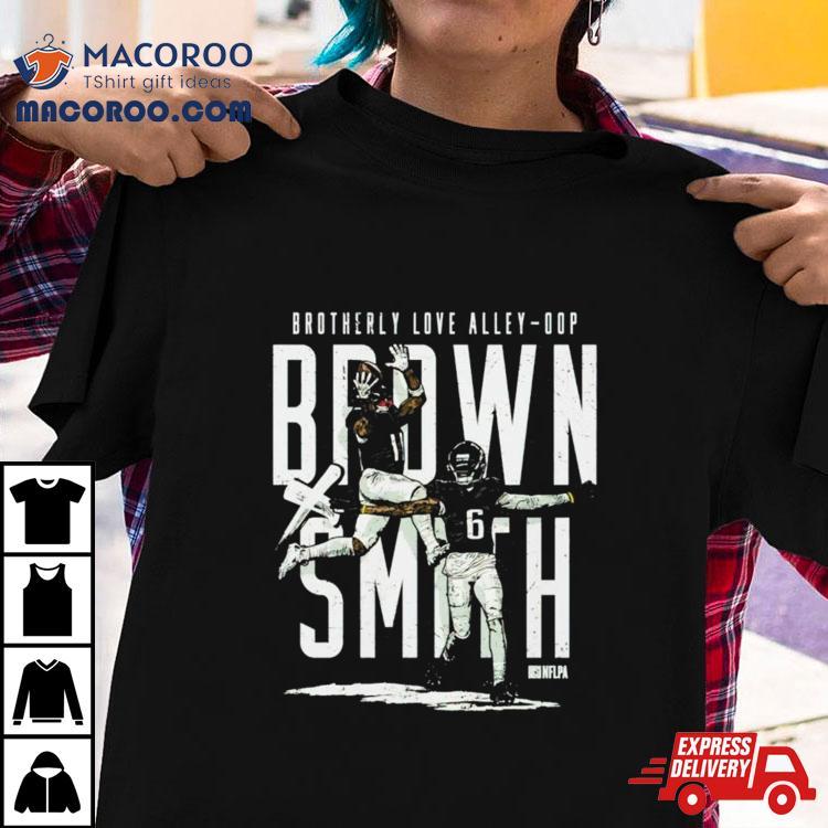 Devonta Smith & A.j. Brown Brotherly Love Alley Oop Shirt Devonta Smith & A.j. Brown Brotherly Love Alley Oop Shirt