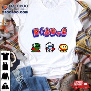 Dig Dug Cute Logo Tshirt