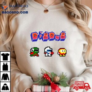 Dig Dug Cute Logo Tshirt