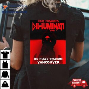 Diljit Dosanjh Dil Illuminati Tour Bc Place Stadium Vancouver Tshirt