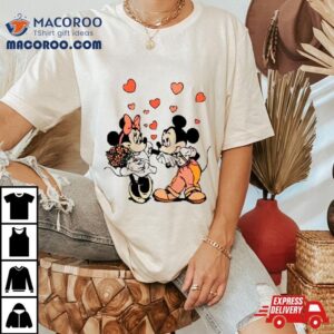 Disney Mickey And Minnie Love Valentine Tshirt