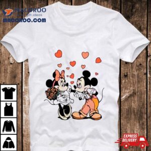 Disney Mickey And Minnie Love Valentine Tshirt