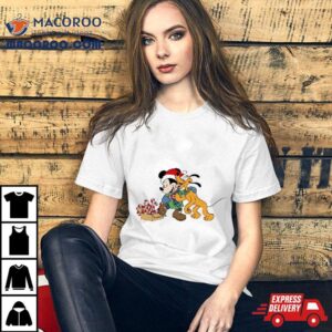 Disney Pluto And Mickey Christmas Shirt