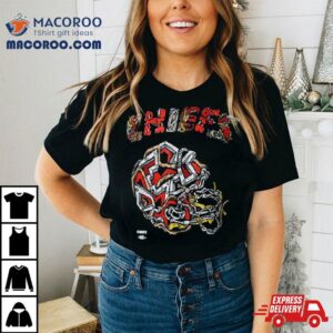 Distortedd Black Kansas City Chiefs Leaders T Shirt