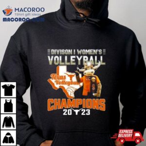 Division I Women S Volleyball Texas Volleyball Champions Mascot Tshirt